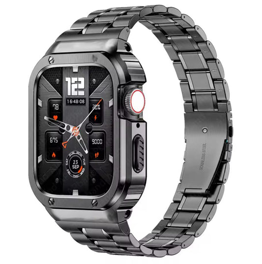 Stainless Steel Band + Case for apple watch