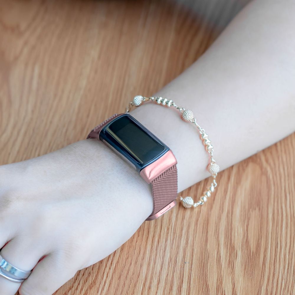 Lacteus Milanese Steel Band For Fitbit Charge