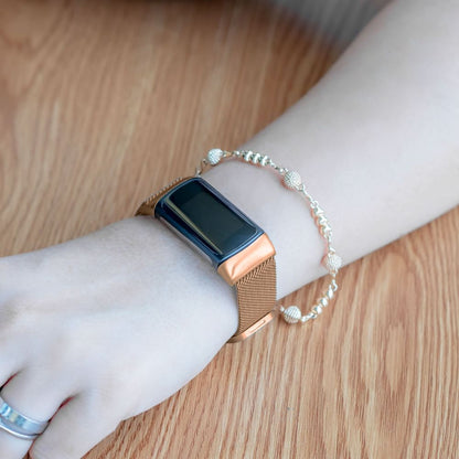 Lacteus Milanese Steel Band For Fitbit Charge