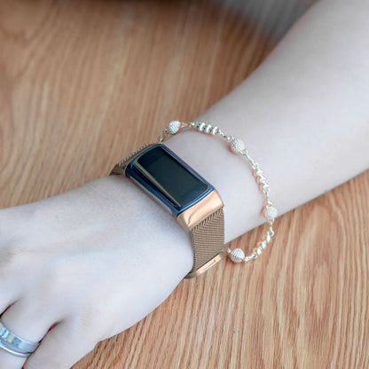Lacteus Milanese Steel Band For Fitbit Charge