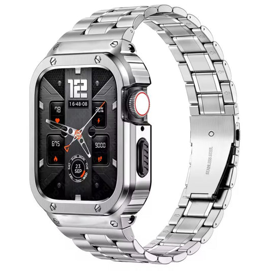 Stainless Steel Band + Case for apple watch